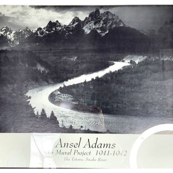 Ansel Adams The Mural Project 1941-1942 The Tetons Snake River Original Print - Picture 2 of 5